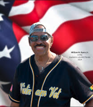 William N. Byers, Jr., owner of Explorer Studios, photographed at the Anaheim July 4th Parade, 2024.